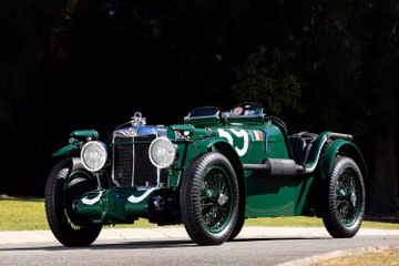 سيارة MG Magnette K3 رياضية/سباقية بمقعدين، مزودة بشاحن فائق، 1933