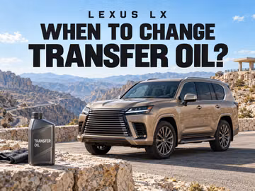 When to change transfer case oil Lexus LX