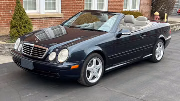 Mercedes-Benz CLK430 Convertible, 2002