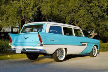 DODGE 2 DOOR WAGON, 1956
