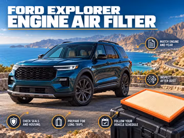 Ford Explorer engine air filter replacement and selection