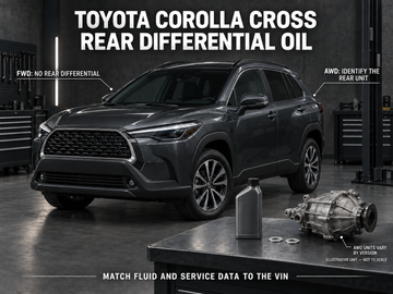 Does a Toyota Corolla Cross Need Rear Differential Oil Changes?