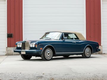 Rolls-Royce Corniche Drophead Coupe by Mulliner Park Ward, 1985