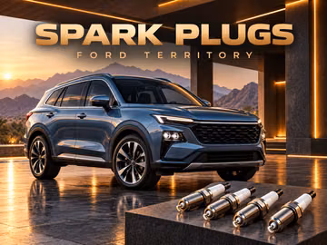 When should you replace the spark plugs in a Ford Territory?