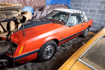 Ford Mustang GT Convertible VIN. 1FABP27M7FF136985, 1985