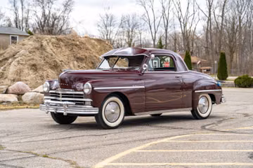 كوبيه Plymouth Deluxe، موديل 1949
