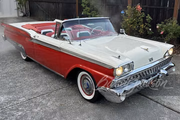 FORD FAIRLANE SUNLINER GALAXIE CONVERTIBLE, 1959
