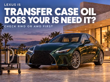 Lexus IS transfer case oil what owners need to know