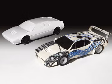 Pair of BMW M1 Art Car Models