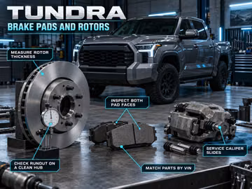 When Should Toyota Tundra Brake Pads and Rotors Be Replaced?
