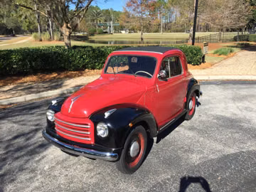 Fiat 500C Topolino Convertible, 1954