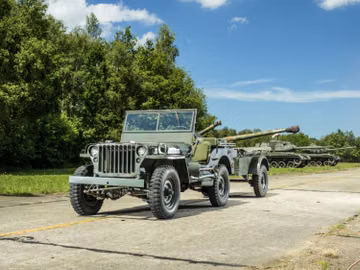 Willys MB Jeep with Trailer, 1944
