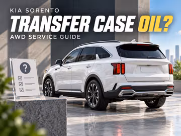 When to change transfer case oil in the Kia Sorento