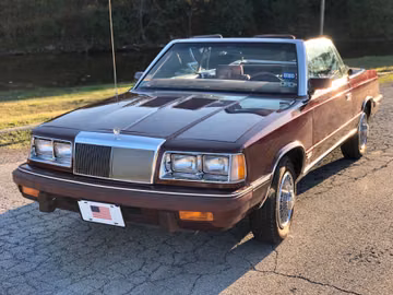 Chrysler Lebaron Convertible, 1986