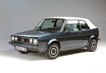 VW Golf 1.8 Cabrio (Mk I 112 PS) specs
