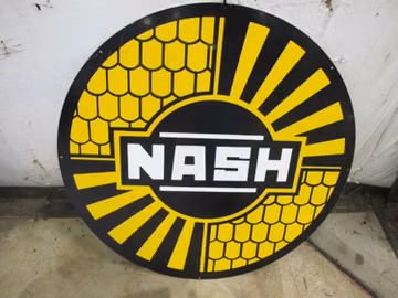 Металлическая вывеска Nash