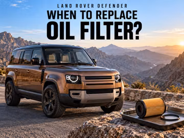 When to replace the Land Rover Defender oil filter