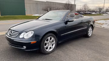 Mercedes-Benz CLK320 Convertible, 2004
