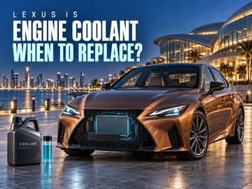 When to change the coolant in a Lexus IS