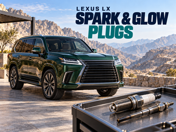 When to replace spark plugs and glow plugs in the Lexus LX