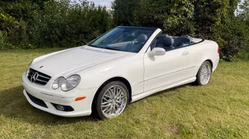 Mercedes-Benz CLK500 Convertible, 2004