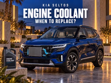 When to change the coolant in a Kia Seltos