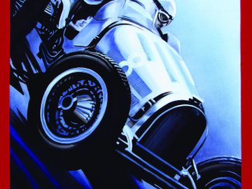 "Bugatti At Spa" by Robert Carter. Canvas 36''x54''
