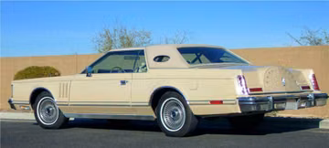 LINCOLN CONTINENTAL MARK V 2 DOOR COUPE, 1978