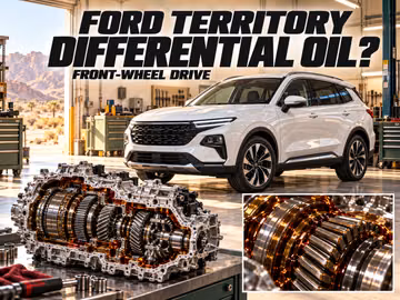 When should you change the differential oil in a Ford Territory?