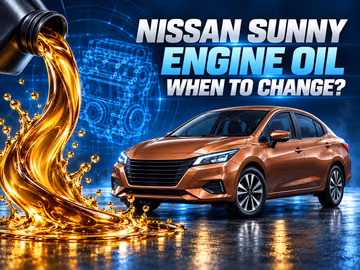 How often to change engine oil in a Nissan Sunny