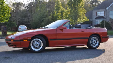 Mazda RX7 Convertible, 1988