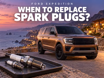 When should you replace spark plugs in a Ford Expedition?