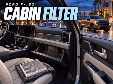 When to replace the Ford F-150 cabin filter and how to check airflow