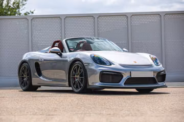 Porsche Boxster Spyder (981), 2015