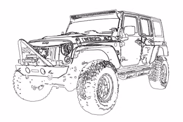 Jeep Wrangler Unlimited Black Mountain Conversion, 2017