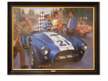 Carroll Shelby Cobra Painting