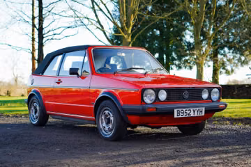 Volkswagen Golf Mk 1 1.6 GLi Cabriolet, 1985