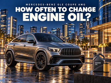How often should you change the engine oil in a Mercedes-Benz GLE Coupe AMG?
