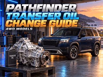 When to change transfer case oil in a Nissan Pathfinder