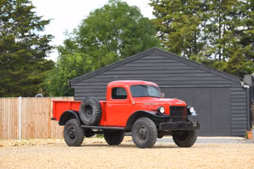 Dodge Power Wagon 4x4 Flat Bed Truck, 1947