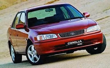 Toyota Corolla RSi specs