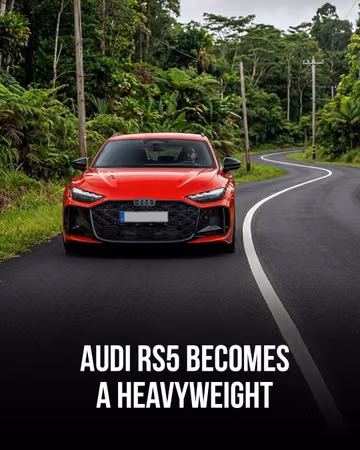 Audi RS5 Becomes a Heavyweight