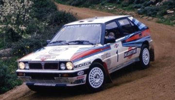 Lancia Delta HF Integrale 8V Group A Rally Car, 1988