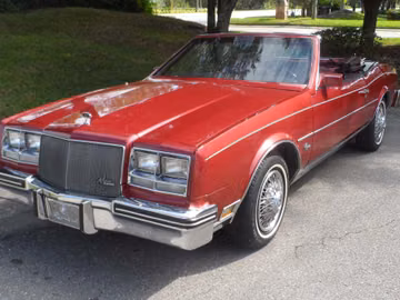 Buick Riviera Convertible, 1984