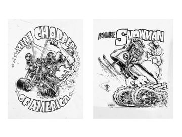 Mini Choppers and Abominable Snowman by Roth Studios