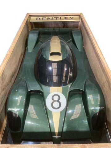 A display model of the Le Mans Bentley, 2001