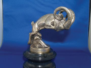 Ram, good quality mascot by C. Laplagne, French