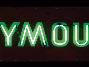 Plymouth Neon Sign