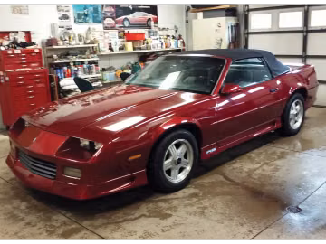 Chevrolet Camaro RS Convertible, 1991