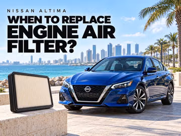 When should you replace the Nissan Altima engine air filter?